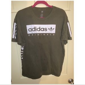 green adidas shirt